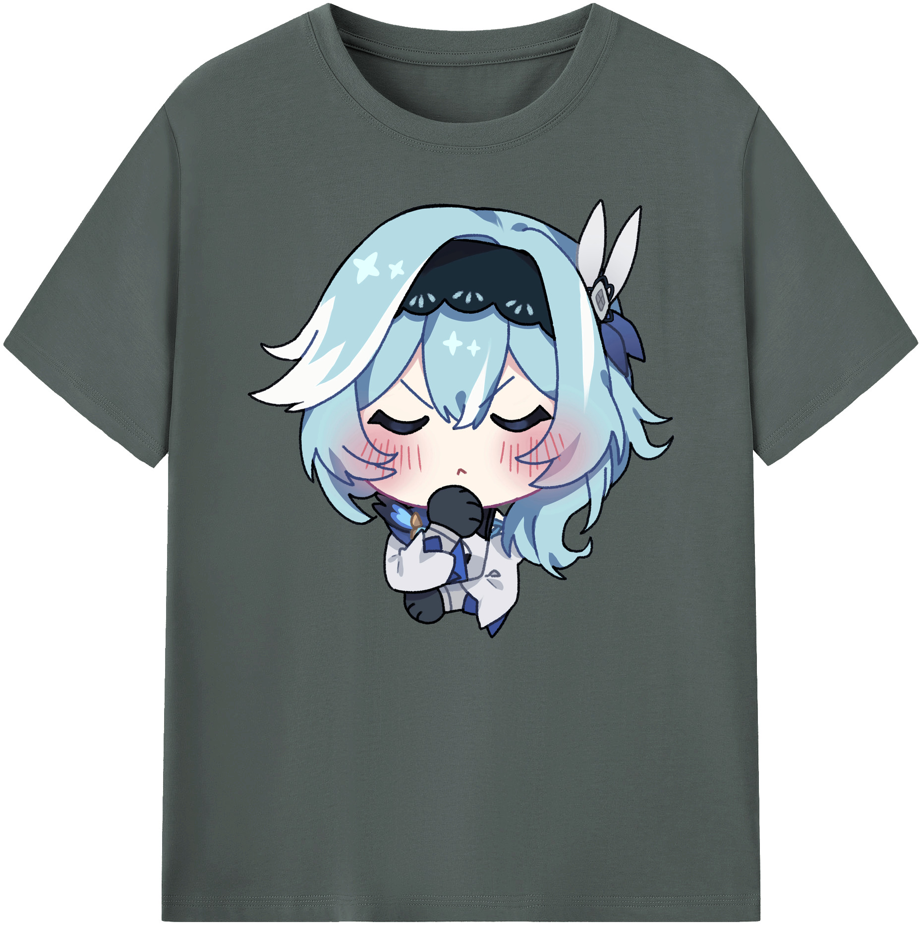 げんし神 优菈 ゆうら genshin Yūra 綿100％ メンズ半袖Tシャツ｜肌触りやわらか＆通気性